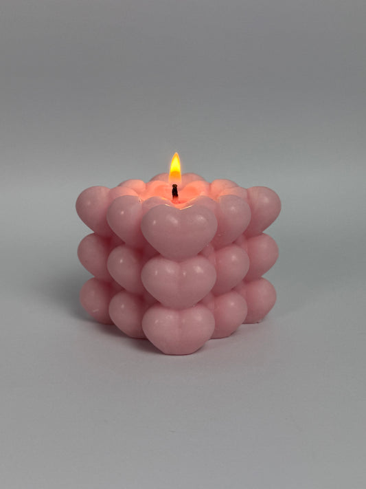 Heart Block Scented Candle