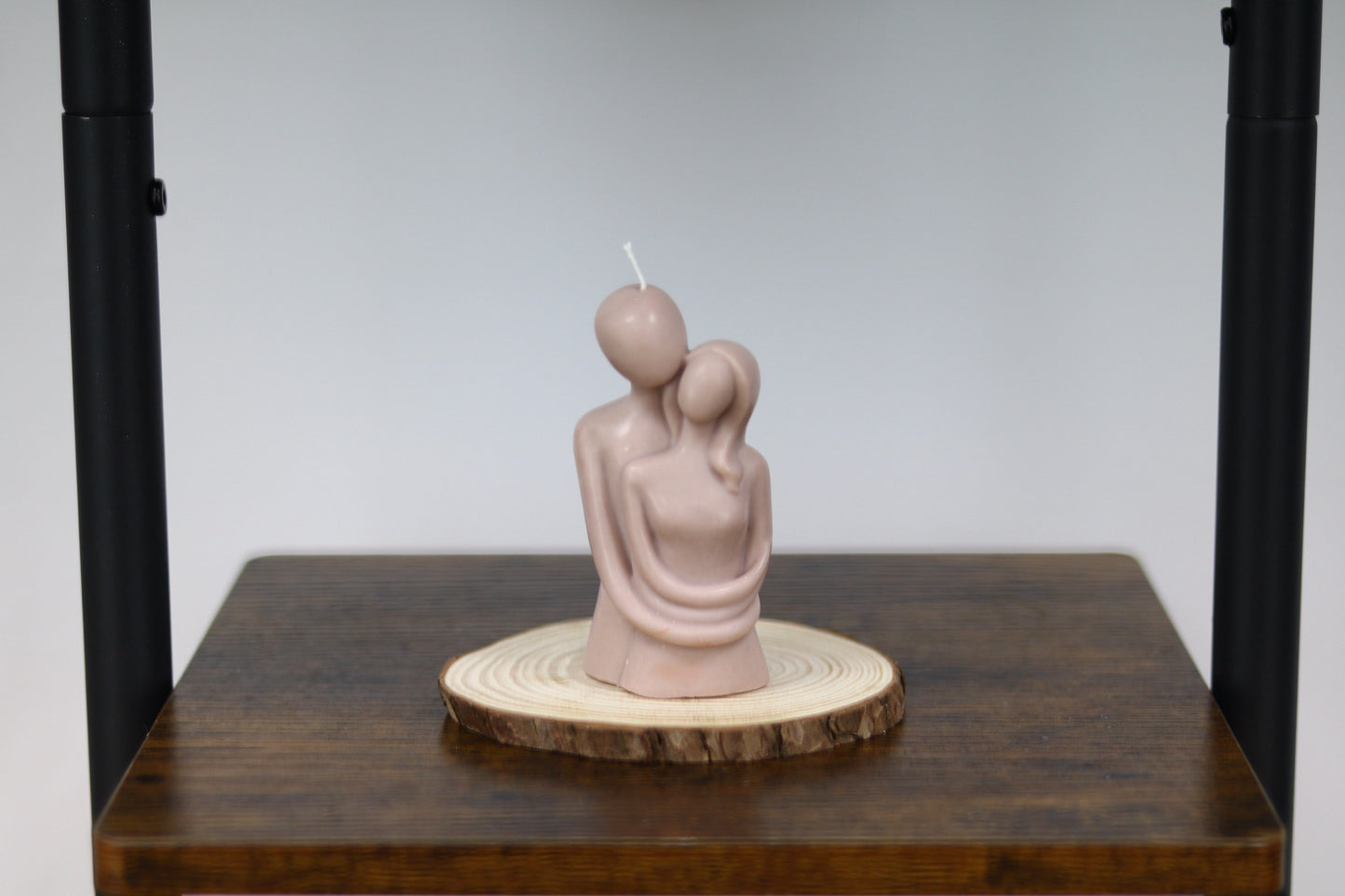 Couple Hugging Candle