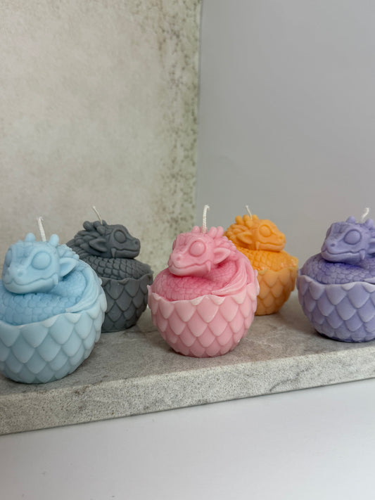 Dragon In Shell Candle