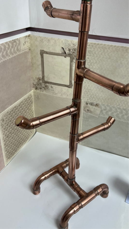 Copper Jewellery Holder Stand